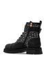 Charlie monogram jacquard and leather ranger boots