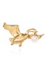 Moschino Brass earrings with pearl