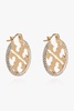 Tory Burch ‘Miller’ earrings with logo