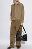 Ami Alexandre Mattiussi Suede jacket with embossed logo