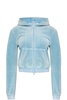 T by Alexander Wang Velour hooded sweatshirt