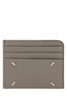 Maison Margiela Women Dove Grey Leather Card Holder