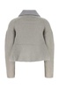 Grey Mohair Blend Polo Shirt
