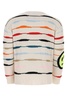 Embroidered viscose oversize cardigan