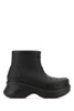 Balenciaga Women Black Rubber Balenciaga X Crocsâ„¢ Ankle Boots