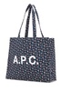 Printed Canvas Diane Shopping Bag