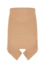 Skin pink stretch viscose blend skirt