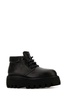 Alexander Mcqueen Men Black Nappa Leather Sofa Lace-Up Shoes