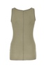 Dove grey viscose blend tank top