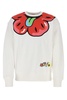 White cotton sweatshirt