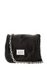 Maison Margiela Women Black Nappa Leather Small Glam Slam Flap Crossbody Bag