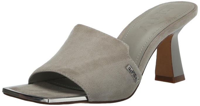 DKNY Women's Block Heel Square Toe Kailyn-Sandal Mule Heeled