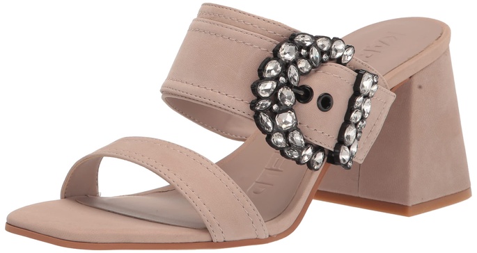 KARL LAGERFELD womens Sylvie Ornamented Dress Sandal