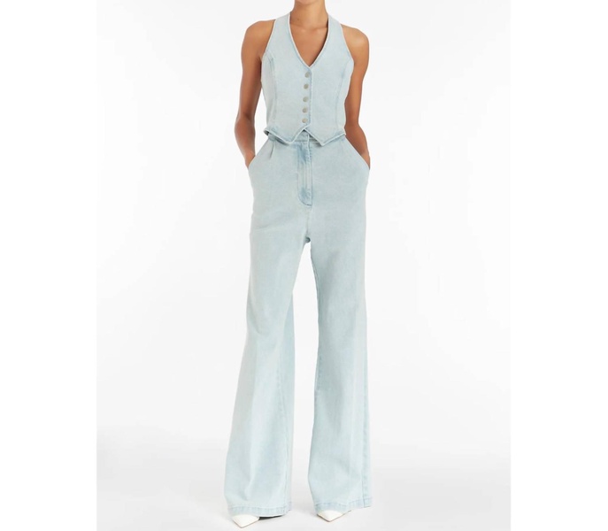 ethan denim jumpsuit in iceberg