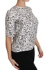 Dolce & Gabbana White Musical Instruts Print Blouse