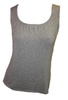 bra-friendly tank top in gray