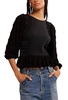 oliva top in black