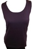 bra friendly tank top in plum
