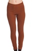 high waisted jegging in mocha