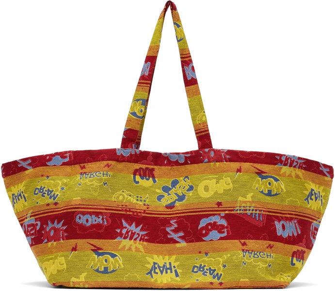Yellow & Red Pop Art Tote