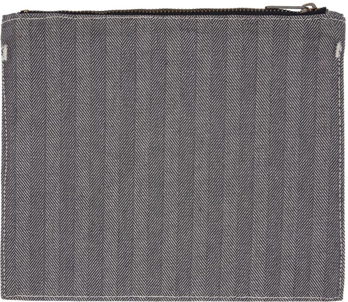 Gray Menard Zip Wallet
