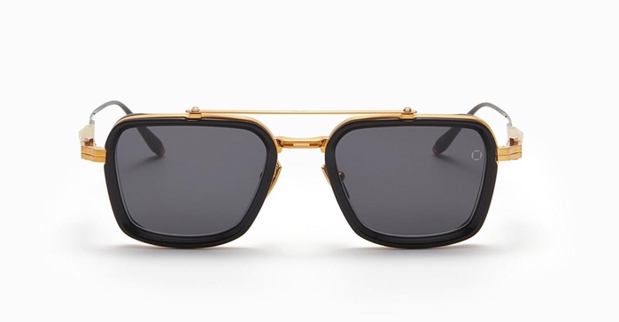 Solis - Brushed Gold / Black Sunglasses