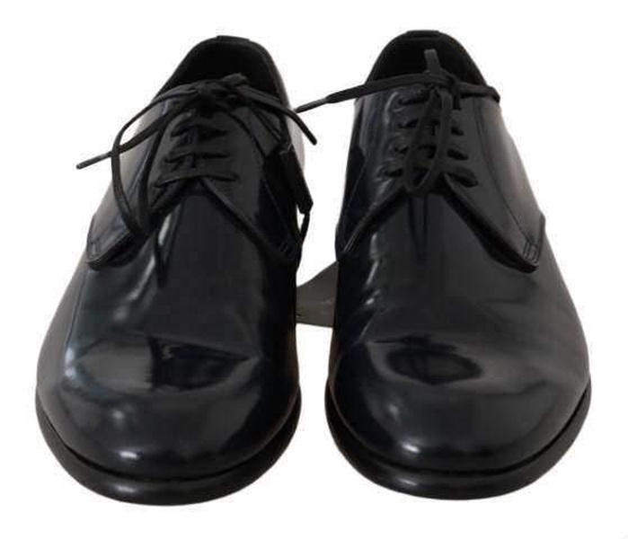 dolce & gabbana elegant   leather derby dress men's shoes