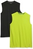 Amazon Essentials Men's Active Performance Tech Muscle Tank, Pack of 2