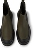 Green Leather Chelsea Bootie for Men