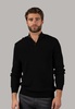 black quarter zip