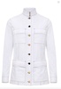 luvan utility jacket in white