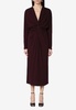 Mathilde Draped Knot Midi Dress