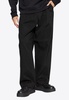 Logo Patch Wide-Leg Pants