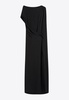 Ardea One-Shoulder Draped Maxi Dress