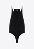 Shiloh V-neck Silk Crepe Bodysuit