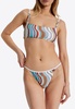 Patterned Knit Lurex Bikini