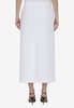 Compact Straight Midi Skirt
