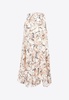 Toscane Asymmetric Midi Skirt in Silk