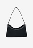 Soft Baguette Leather Shoulder Bag