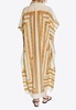 Treasure Print Maxi Kaftan Dress