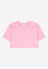 Logo Embellished Cropped T-shirt