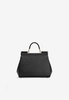 Large Sicily Leather Top Handle Bag