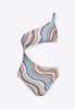 Patterned One-Piece Swimsuit