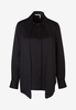 X Atelier Jolie Long-Sleeved Silk Blouse
