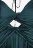 Jeffcott Satin Plisse Mini Dress