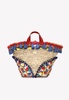 Kendra Tassel Embellished Straw Tote Bag