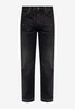 Distressed Straight-Leg Jeans