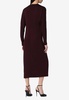Mathilde Draped Knot Midi Dress