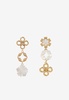 Kira Clover Drop Earrings