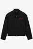 Logo Embroidered Zip-Up Jacket